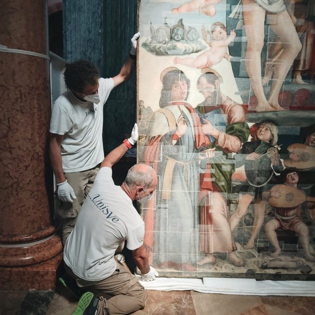 restauro dipinto