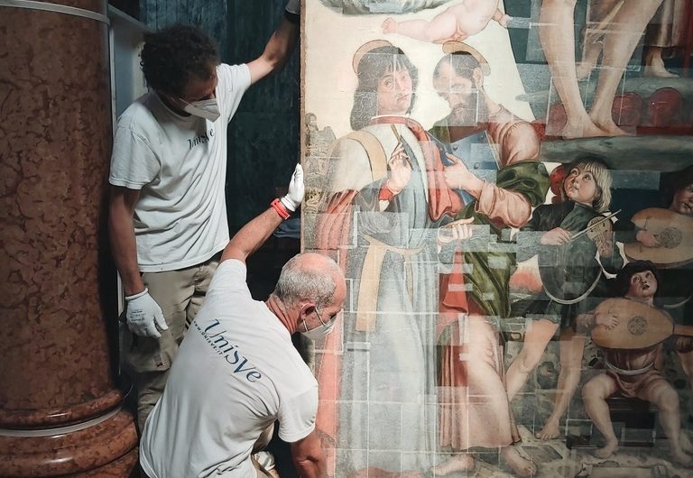 restauro dipinto