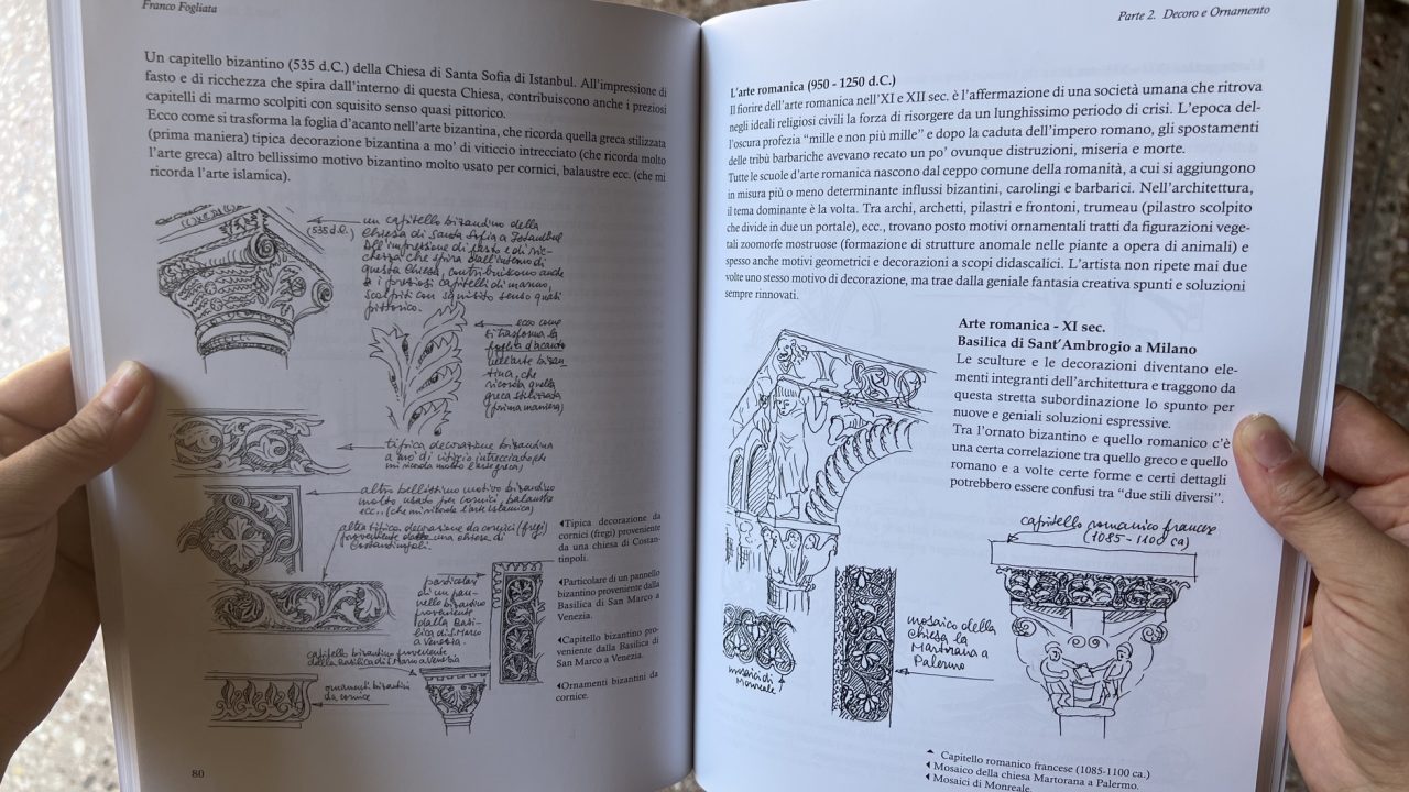 Disegni di Franco Fogliata arte bizantina e romanica